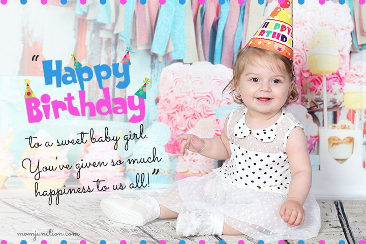 Happy Birthday To A Sweet Baby Girl Birthday Wishes