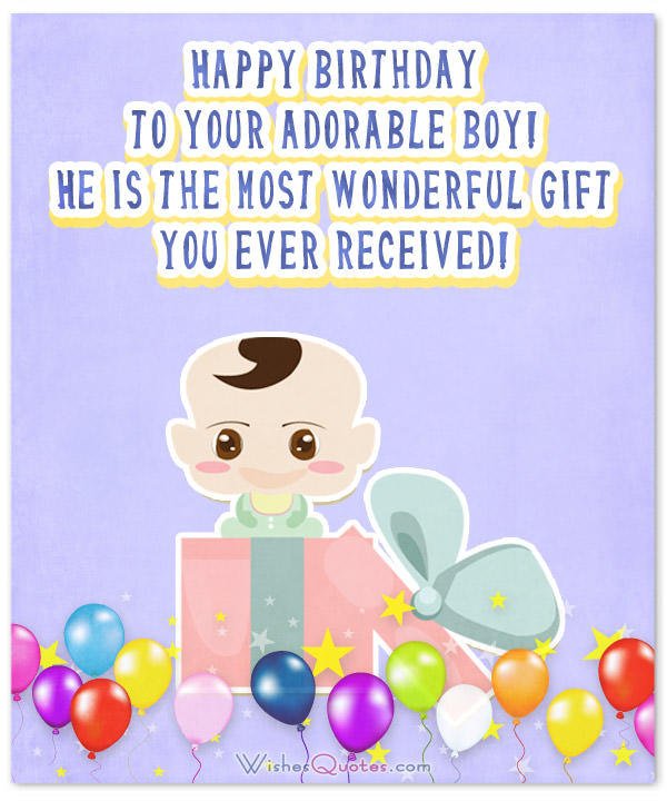 Happy Birthday To Your Baby Boy Birthday Wishes