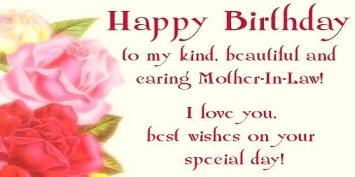I Love You Best Mother In Law Birthday Wishes