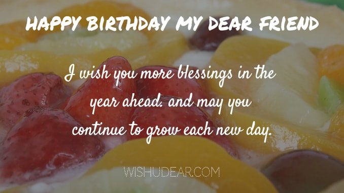 I Wish You More Friend Birthday Wishes