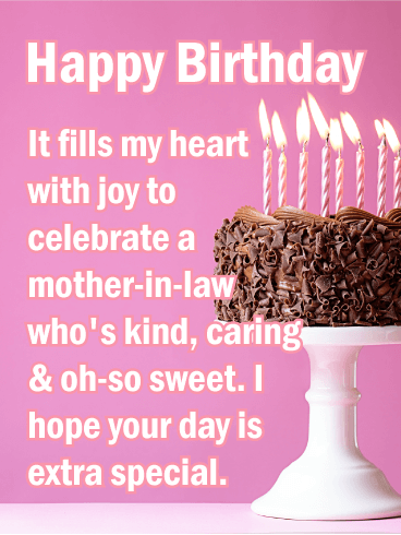 It Fills My Heart Mother In Law Birthday Wishes