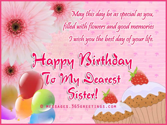 May This Day Be Sister Birthday Wishes