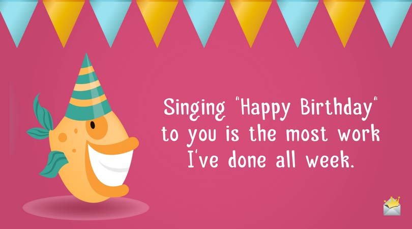 Singing Happy Birthday To Coworker Birthday Wishes