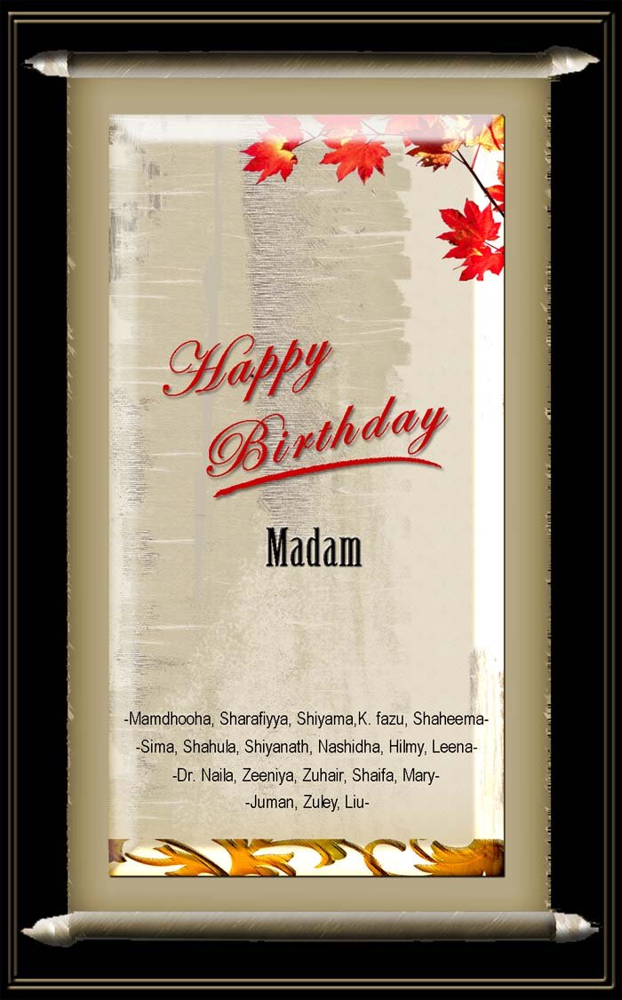 Wish You Happy Birthday Madam Madam Birthday Wishes