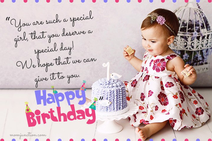 You Are Such A Special Baby Girl Birthday Wishes