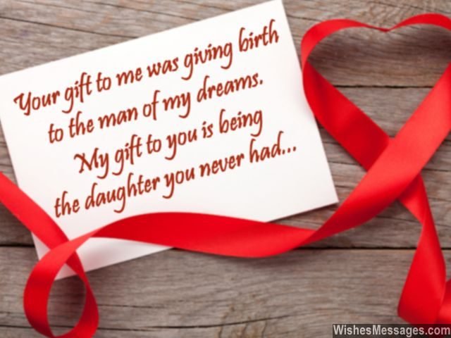 Your Gift To Me Mother In Law Birthday Wishes