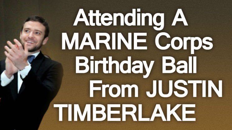Marine Birthday Justin Timberlake