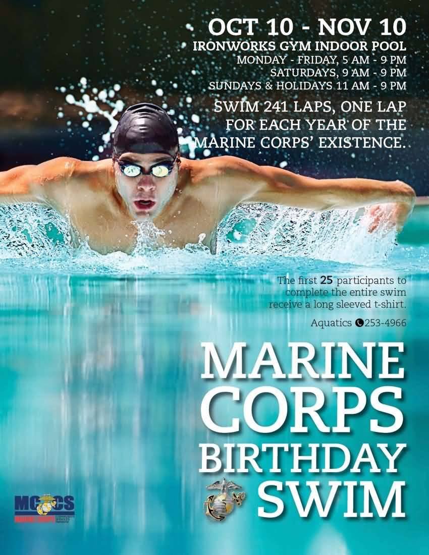 Marine Corps Birthday Swim