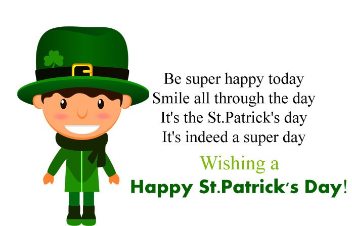 Wishes and quotes saint patrick's day greetings message images