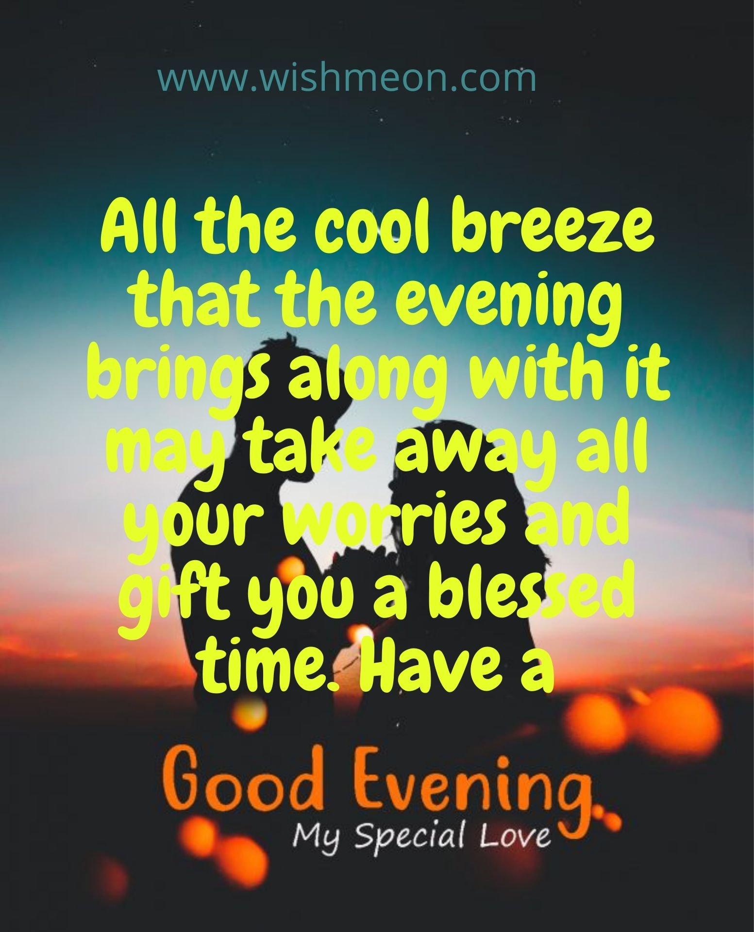 All The Cool Breeze That The Evening Brings Along With It May Take