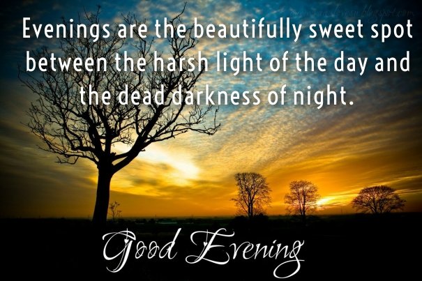 33 Good Evening Messages Quotes and Images for Friends Wishes - Wish Me On