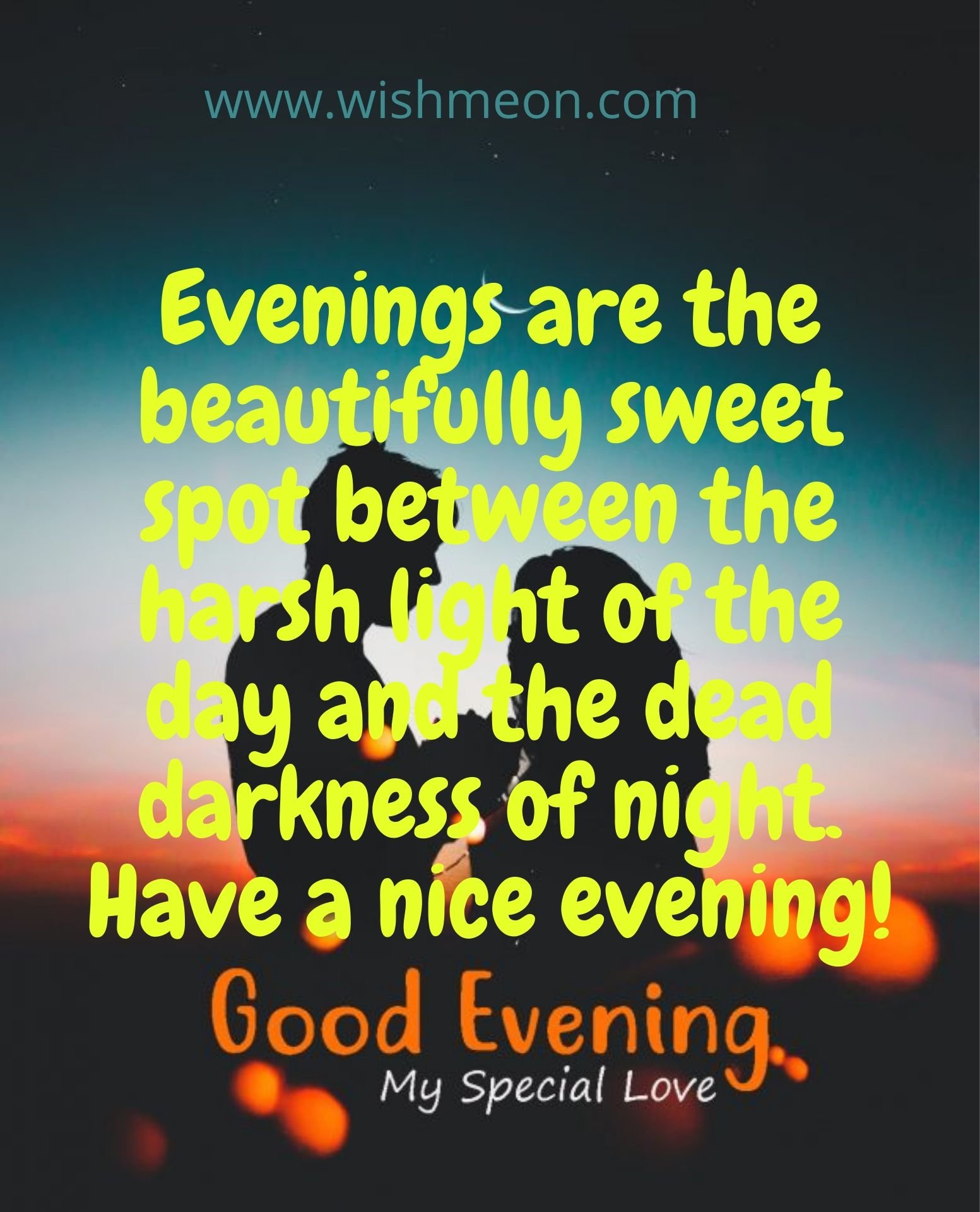 33 Good Evening Messages Quotes and Images for Friends Wishes - Wish Me On