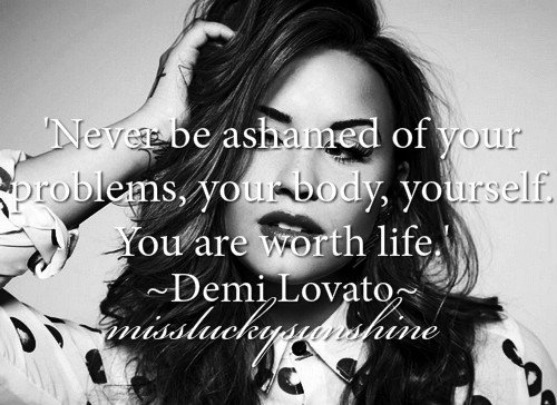 Never Be Ashamed Of Your Problems Your Body