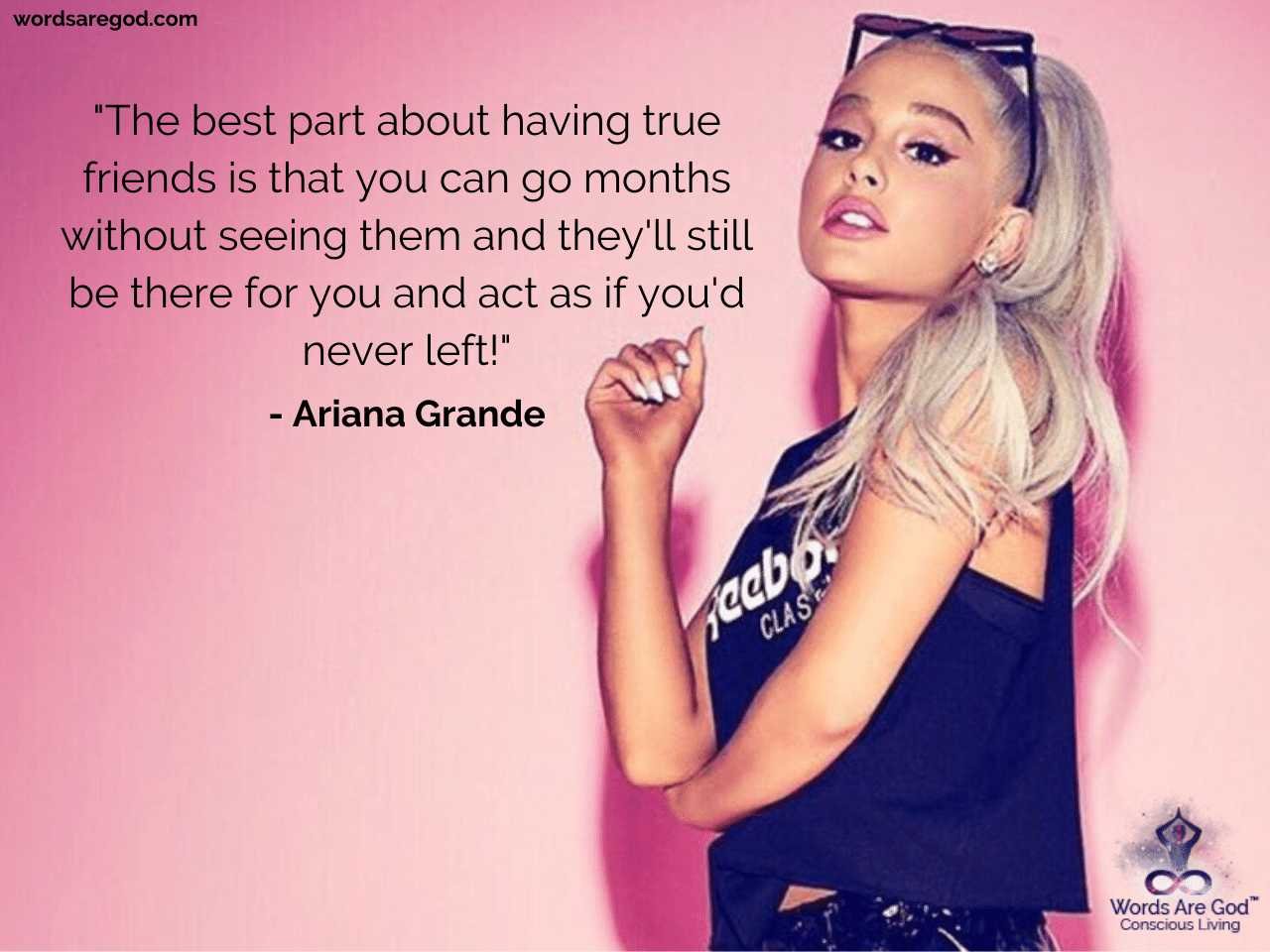 15 Lovely Best Ariana Grande Life Quotes Images - Wish Me On