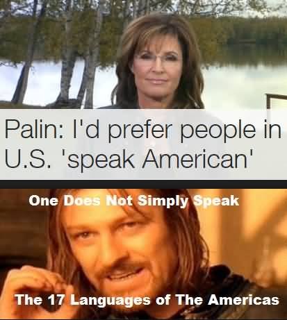 Palin I'd Prefer People American Meme