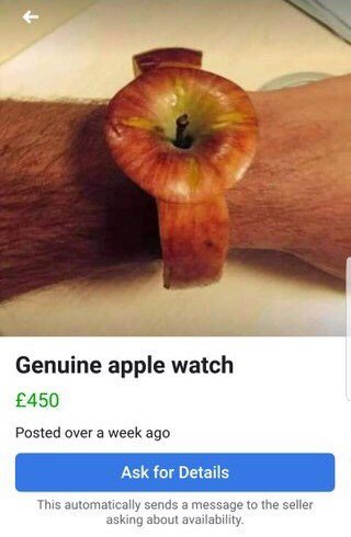 Genuine Apple Watch Posted Apple Meme