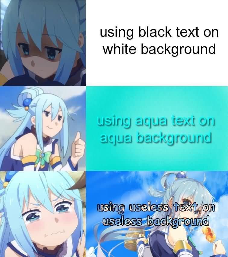 21 Aqua Meme Funny Pictures Collection - Wish Me On