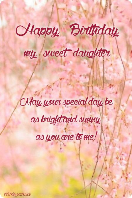 Lovely Daughter Birthday Wishes And Greetings Quotes Images Wish Me On