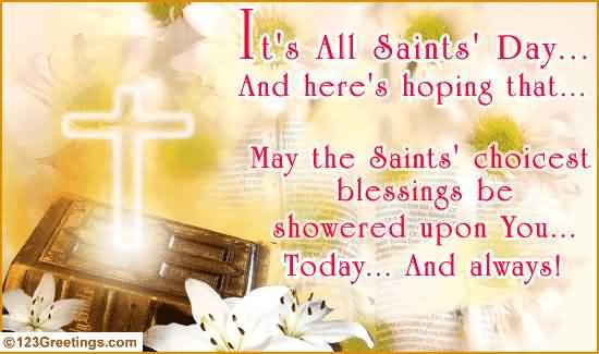 Attractive All Saints' Day Message For You