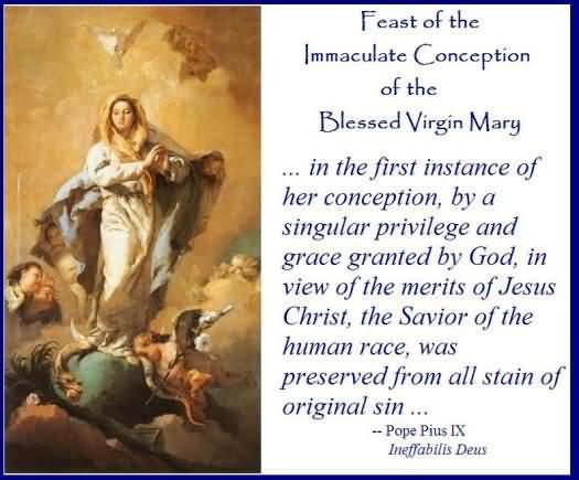 12 Feast of the Immaculate Conception Wishes - Wish Me On