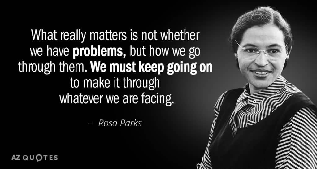 What Really Matters Is Rosa Parks Day Wishes