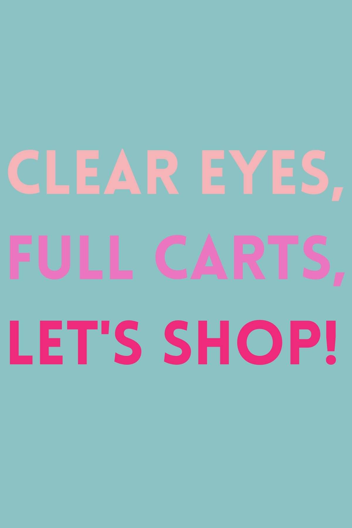 Clear Eyes Full Carts Black Friday Greeting Images