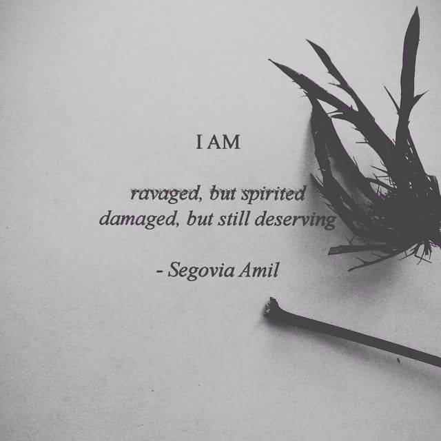 I Am Ravaged But Dark Beauty Quotes