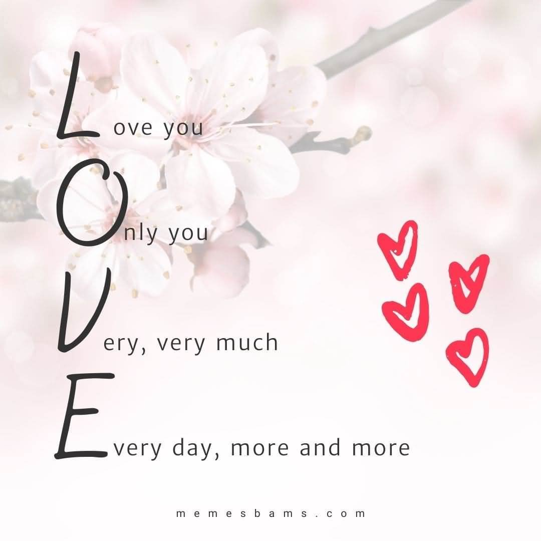 Love You Only You One Day You Will Know How Much I Love You Quotes