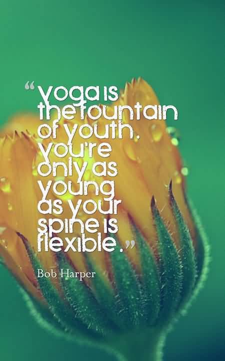 Yoga Is The Fountain Flexibility Quotes Yoga