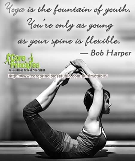 Yoga Is The Youth Flexibility Quotes Yoga