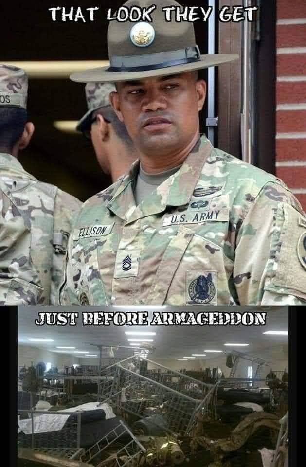 That Look They Get Army Meme